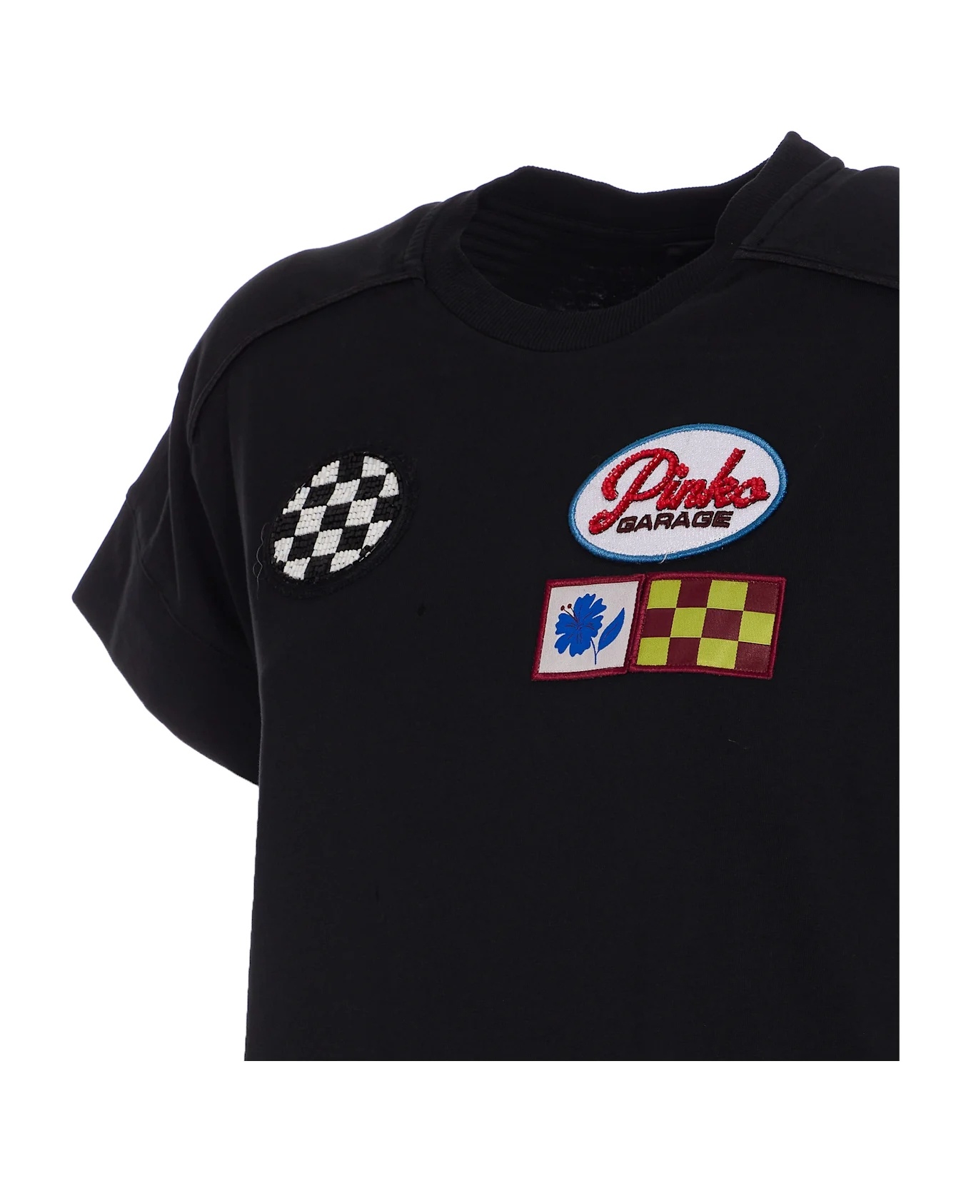 Shop Pinko Randal T-shirt In Black