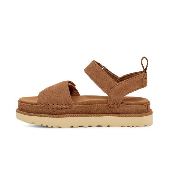 Shop Ugg Goldenstar Sandals In Brown