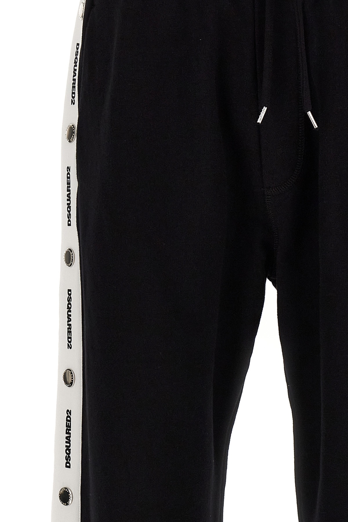 Shop Dsquared2 Burbs Logo-tape Track Pants In Black
