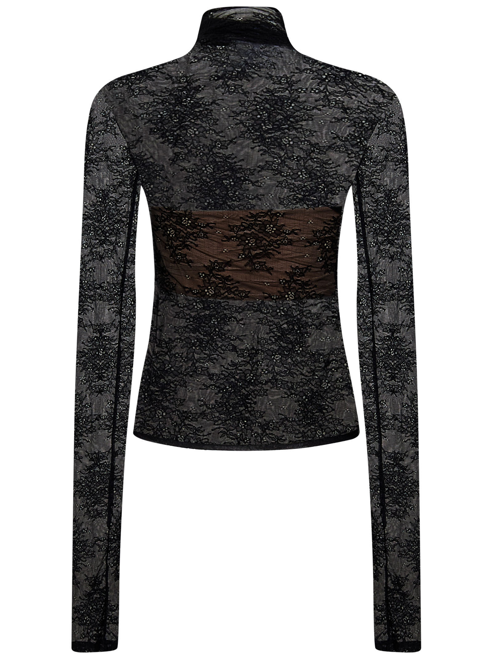 Amazuìn Lace Blouse In Black