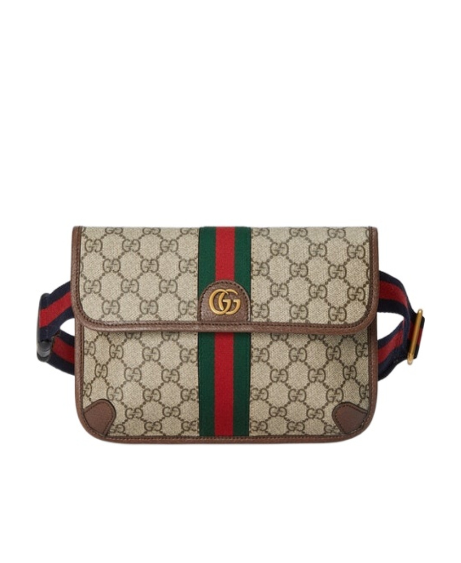 Gucci Ophidia Gg Belt Bag In Nude