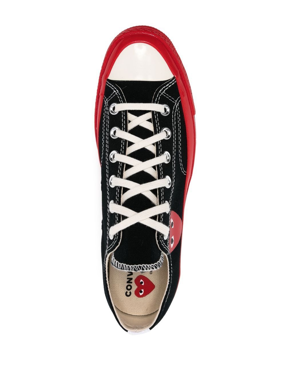 Comme Des Garçons Chuck 70 Low-top Sneakers In Red