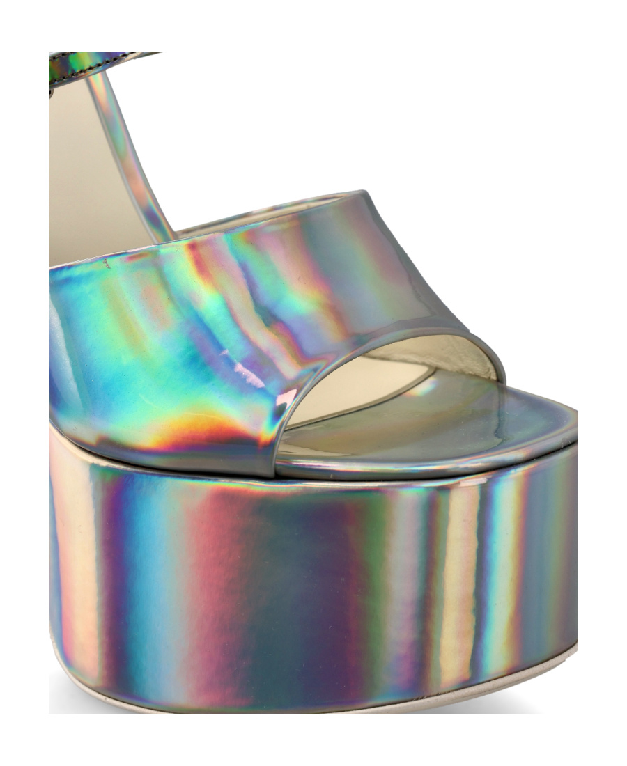 VALENTINO GARAVANI ROUND-HEADED OPEN-TOED HIGH-HEEL SANDALS