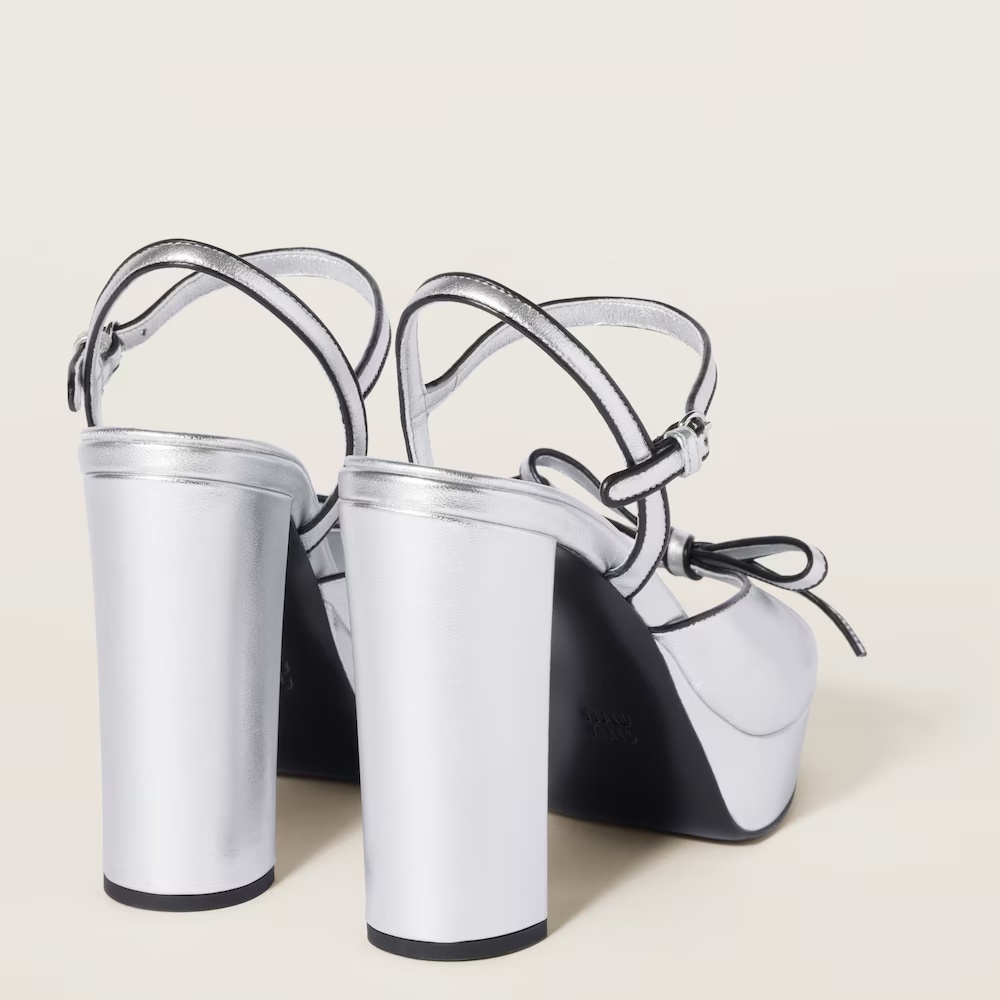 Miu Miu Open-toe High-heeled Sandals