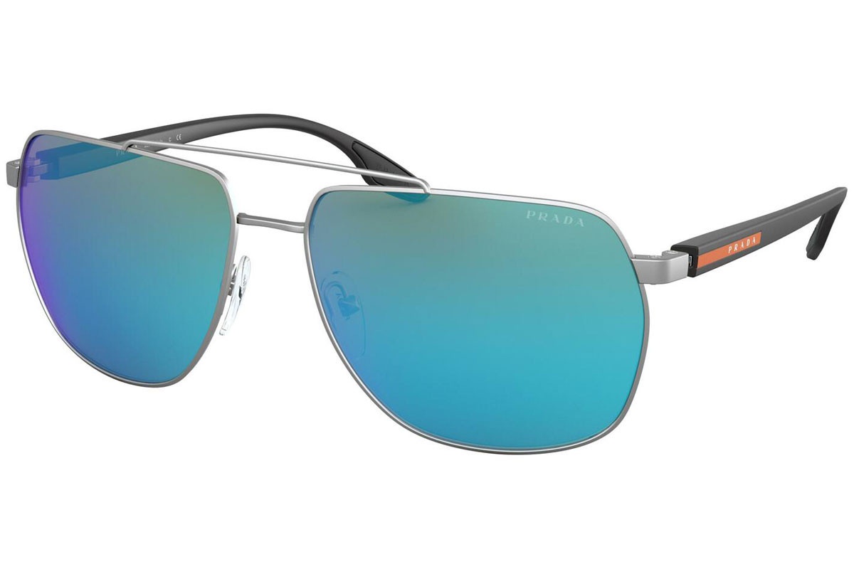 Prada Logo Sunglasses In Green
