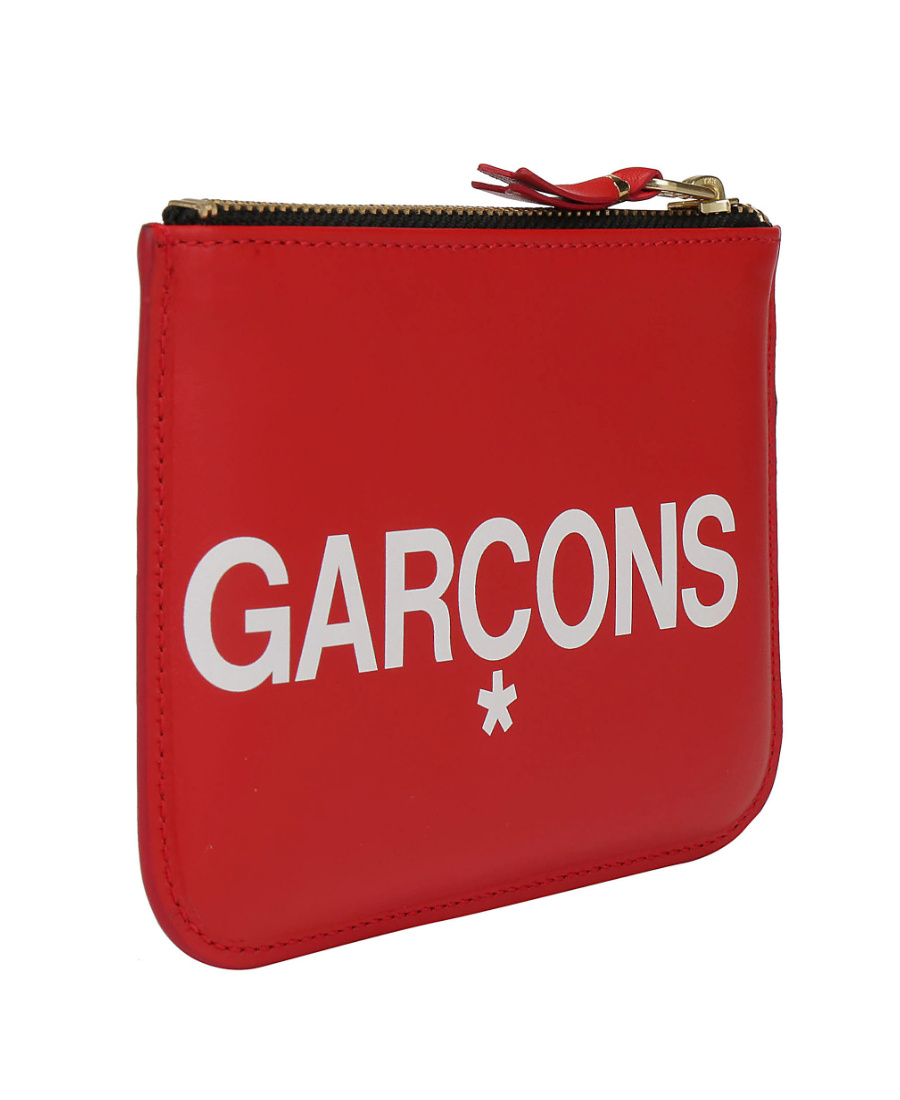 COMME DES GARÇONS SMALL LOGO-PRINT POUCH