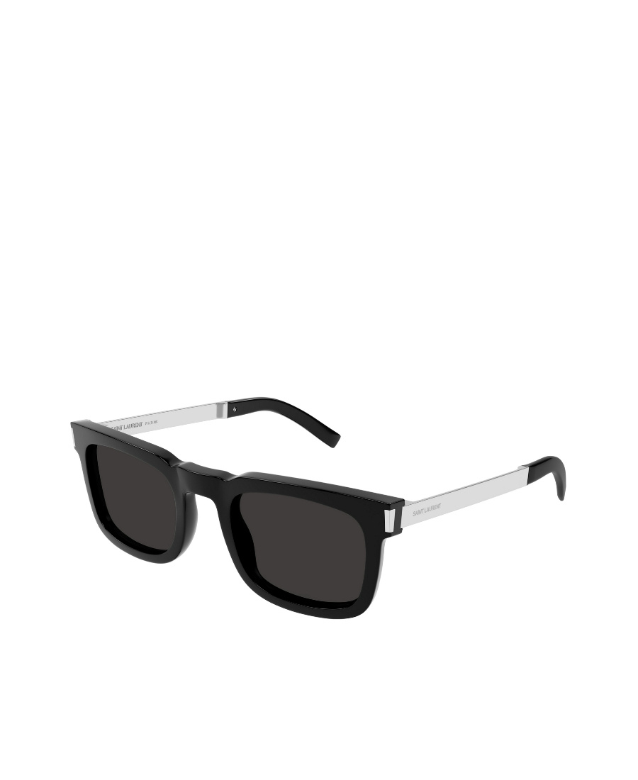 Saint Laurent Sl 581 Square-frame Sunglasses In Black
