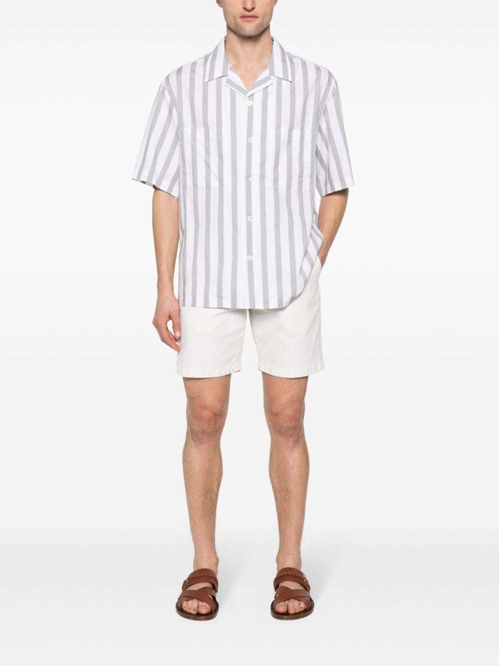 Barena Venezia Camicia A Righe In White
