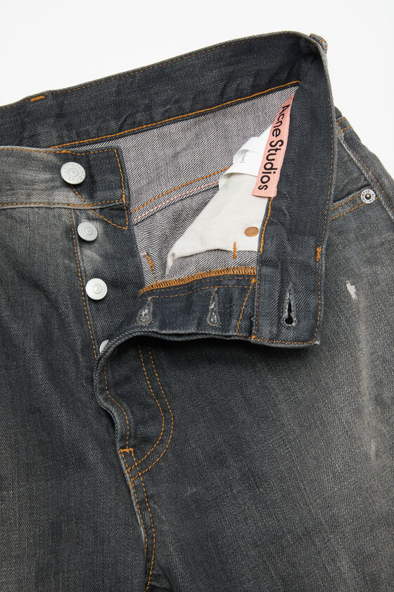 Shop Acne Studios Loose-fit Jeans In Black