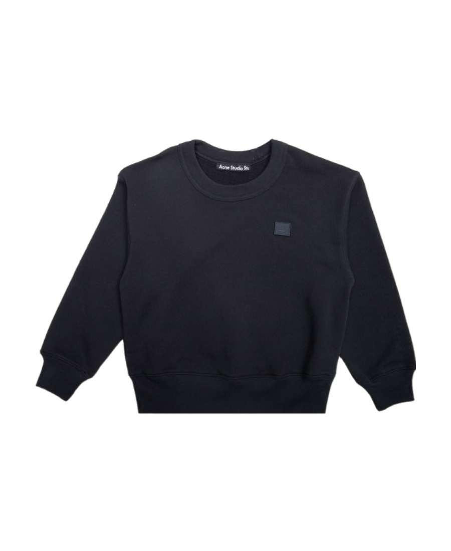 Acne Studios Logo Sweater In Black