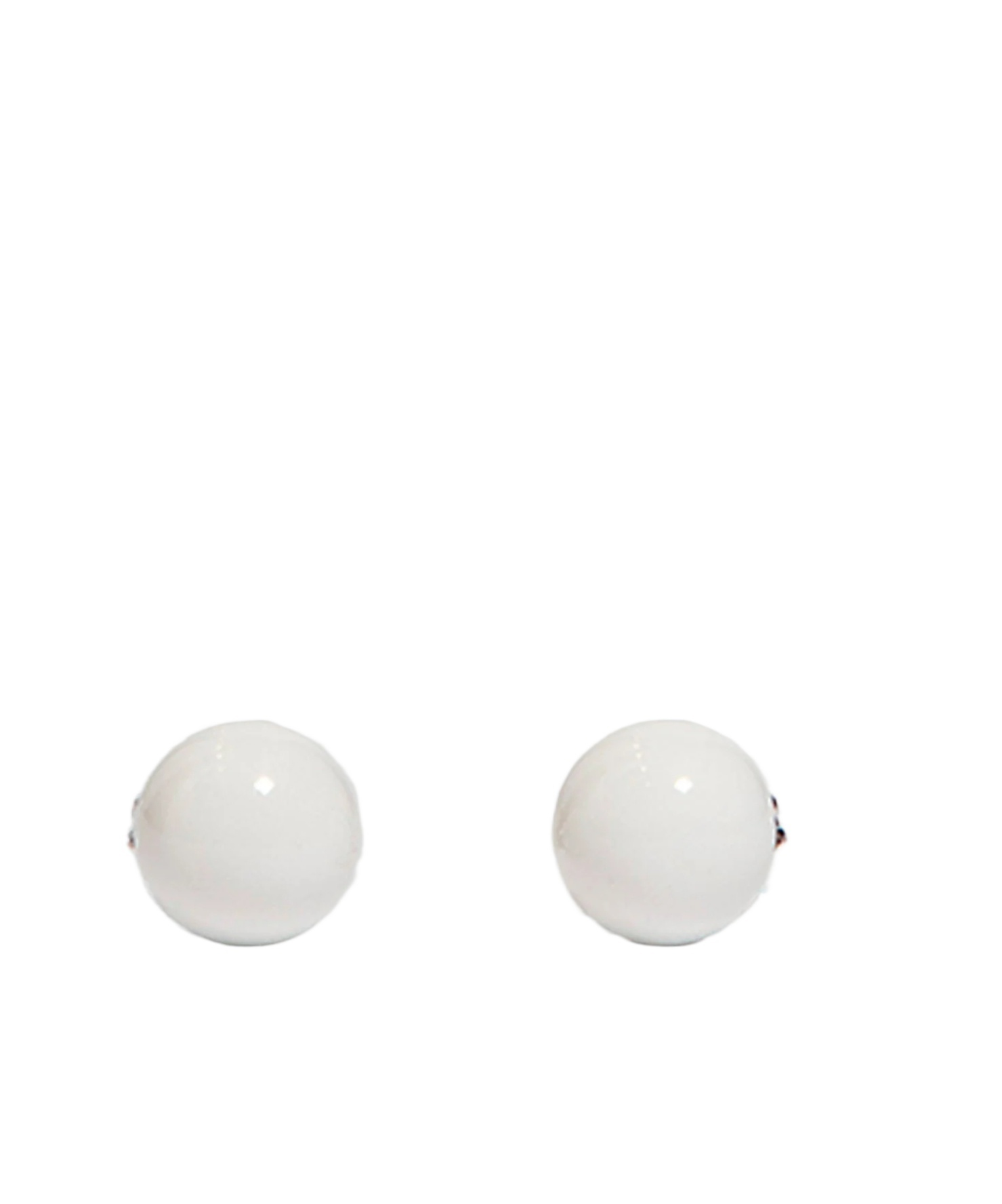 Dries Van Noten Earnail Earrings In White