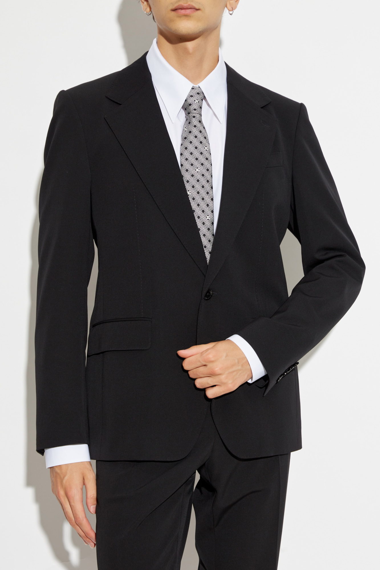 Dolce & Gabbana Single-breasted Blazer In Black