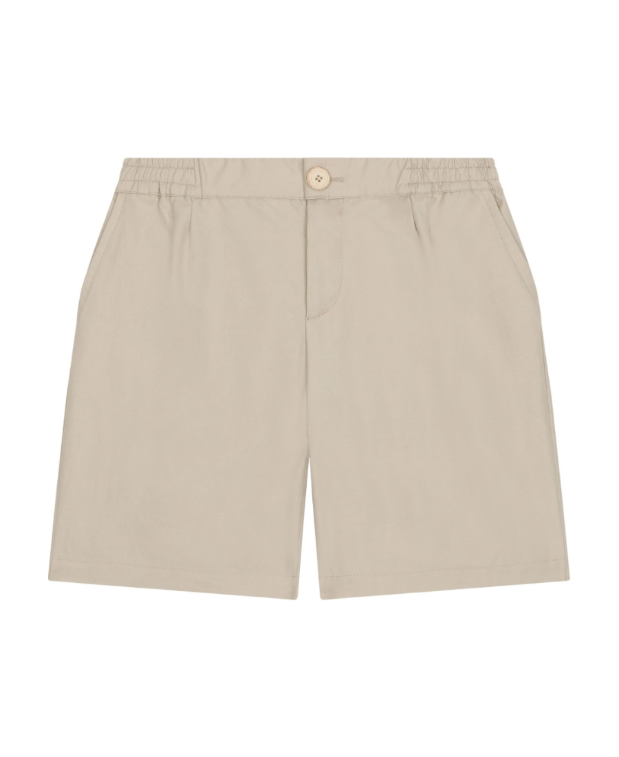 Dolce & Gabbana Embroidered Logo Shorts In Nude