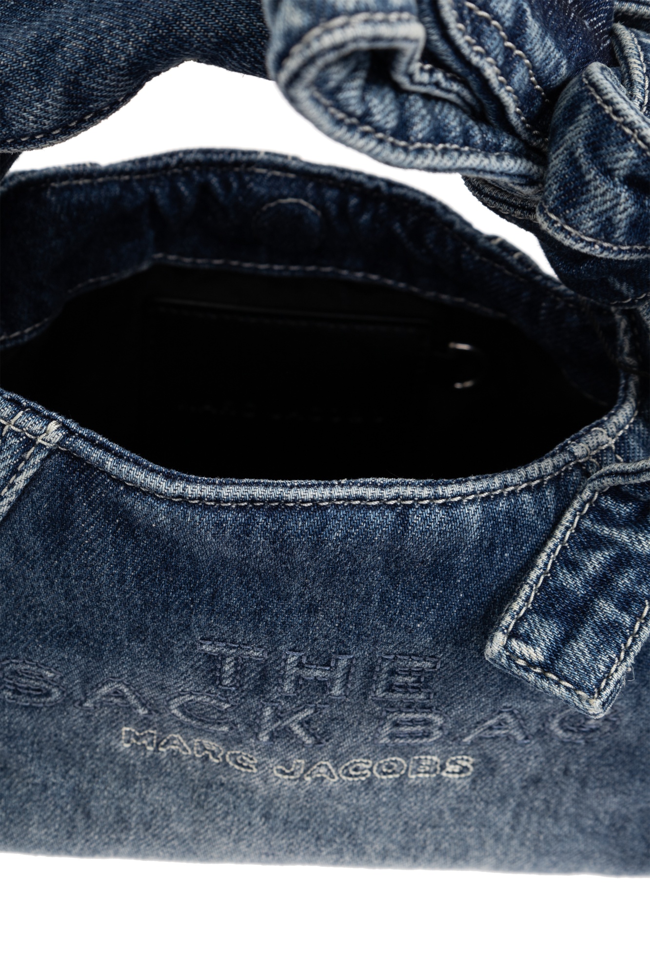 Marc Jacobs The Bow Denim Mini Sack Bag