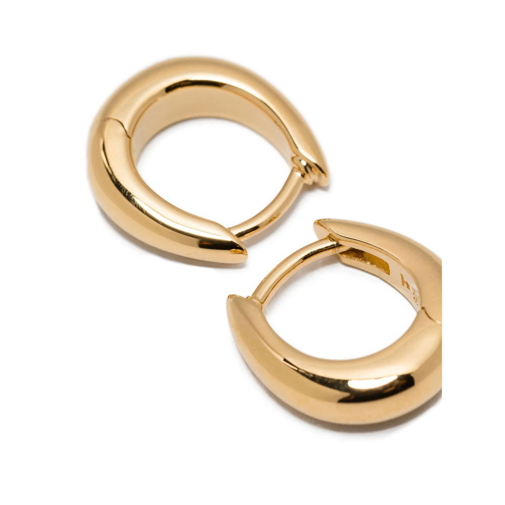 Tom Wood Half Circle Earrings In Gold