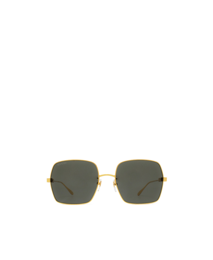 Gucci Rectangle Frame Sunglasses Sunglasses In Green