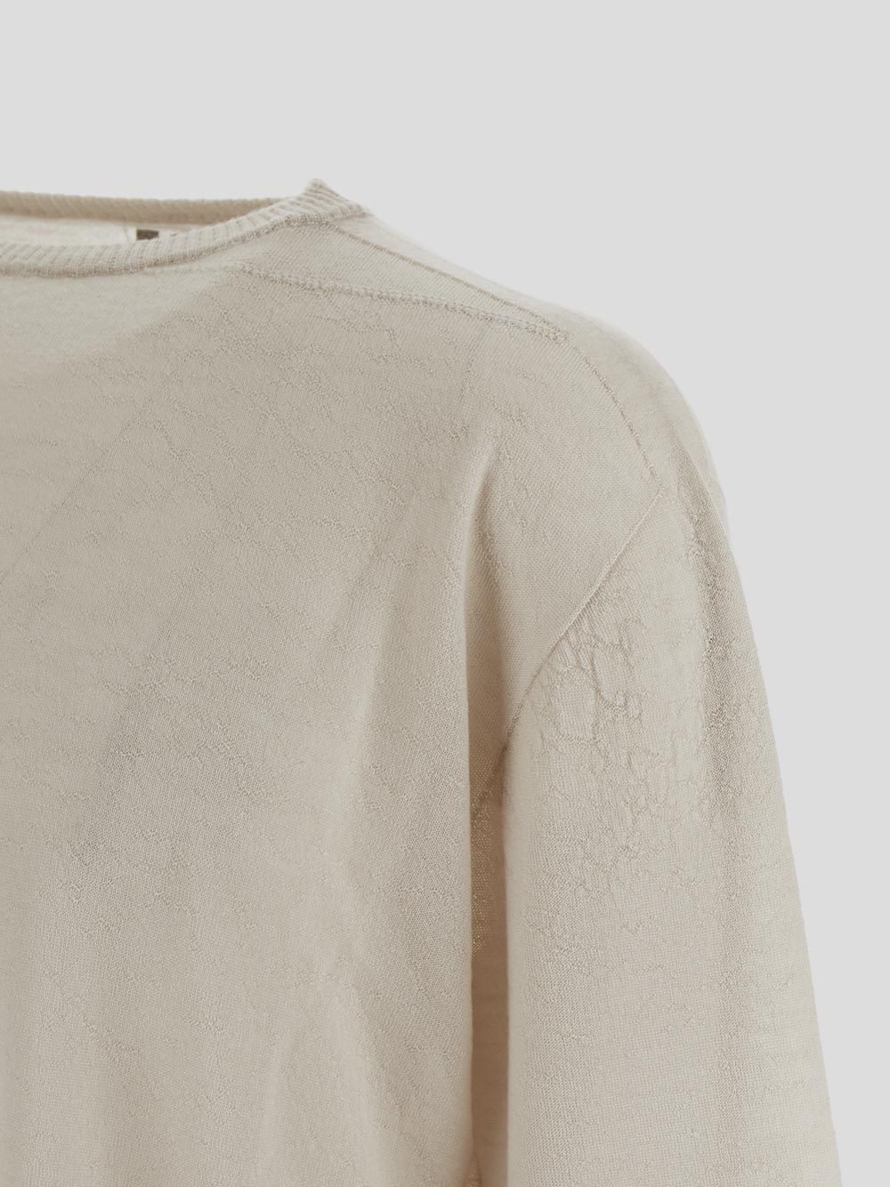 Rick Owens Oversized Level Sweater In Nude
