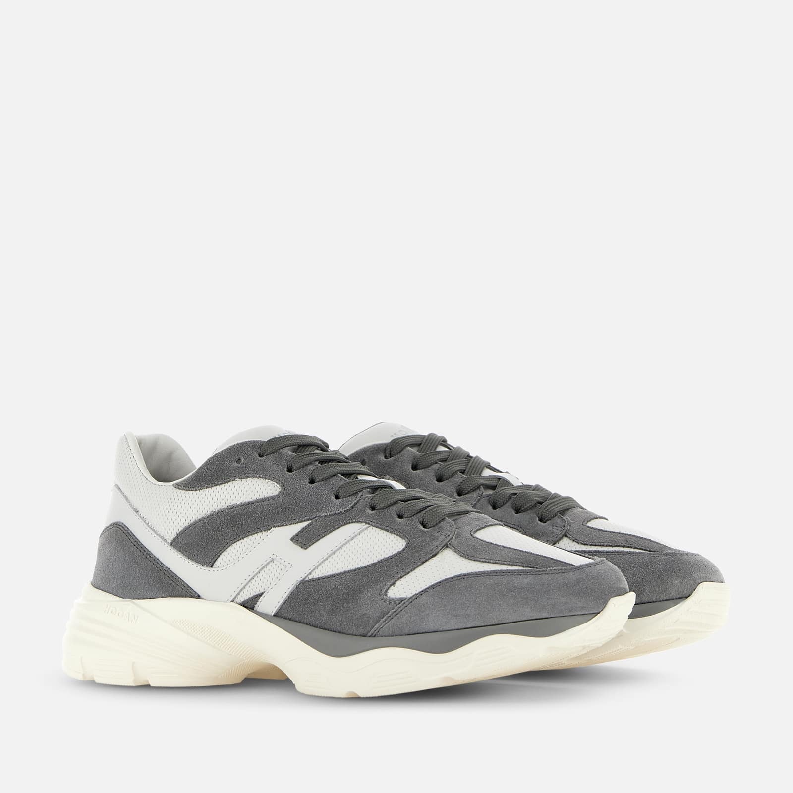 Hogan Men's H665 Leather Sneakers In White