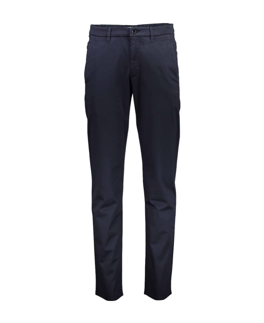 Hugo Boss Belt Loop Belt Casual Pants In Black