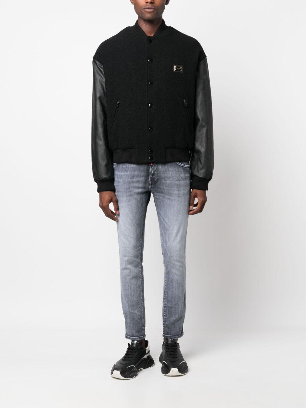 Dsquared2 Low-rise Cropped Jeans In Gray