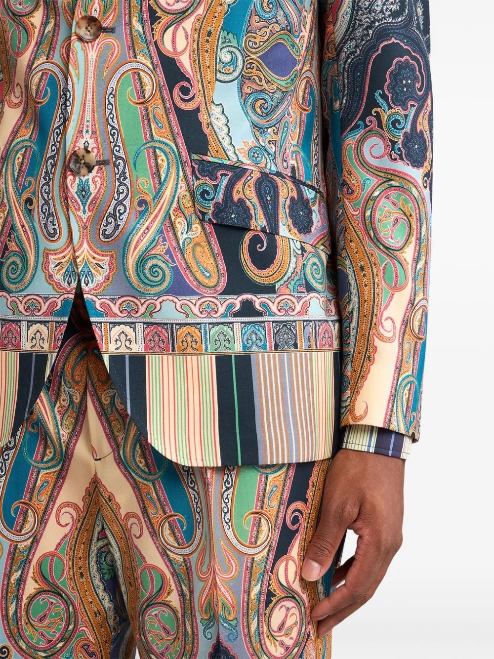 Etro Floral Paisley Blazer In Multi
