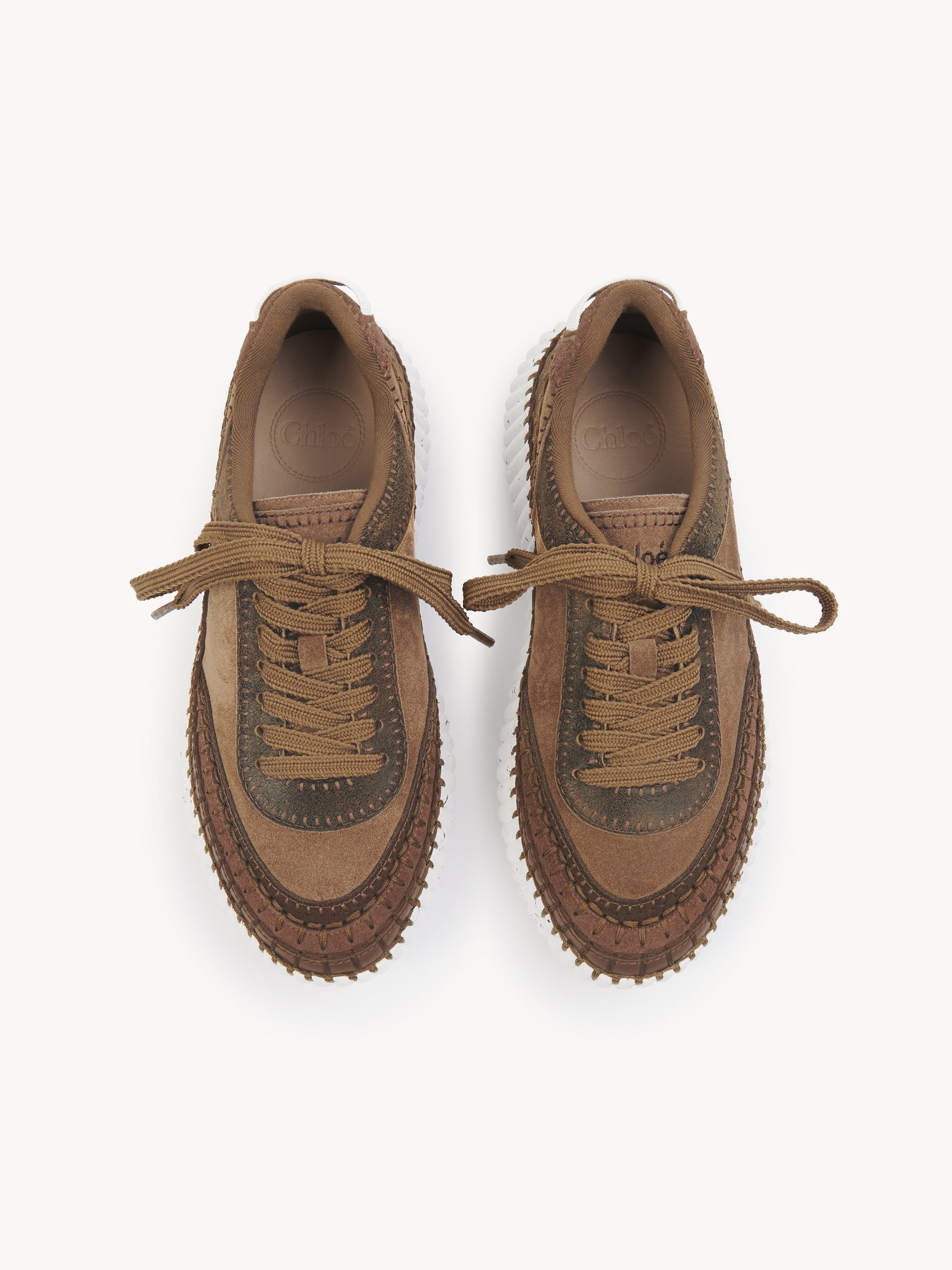 Chloé Nama Sneaker In Brown