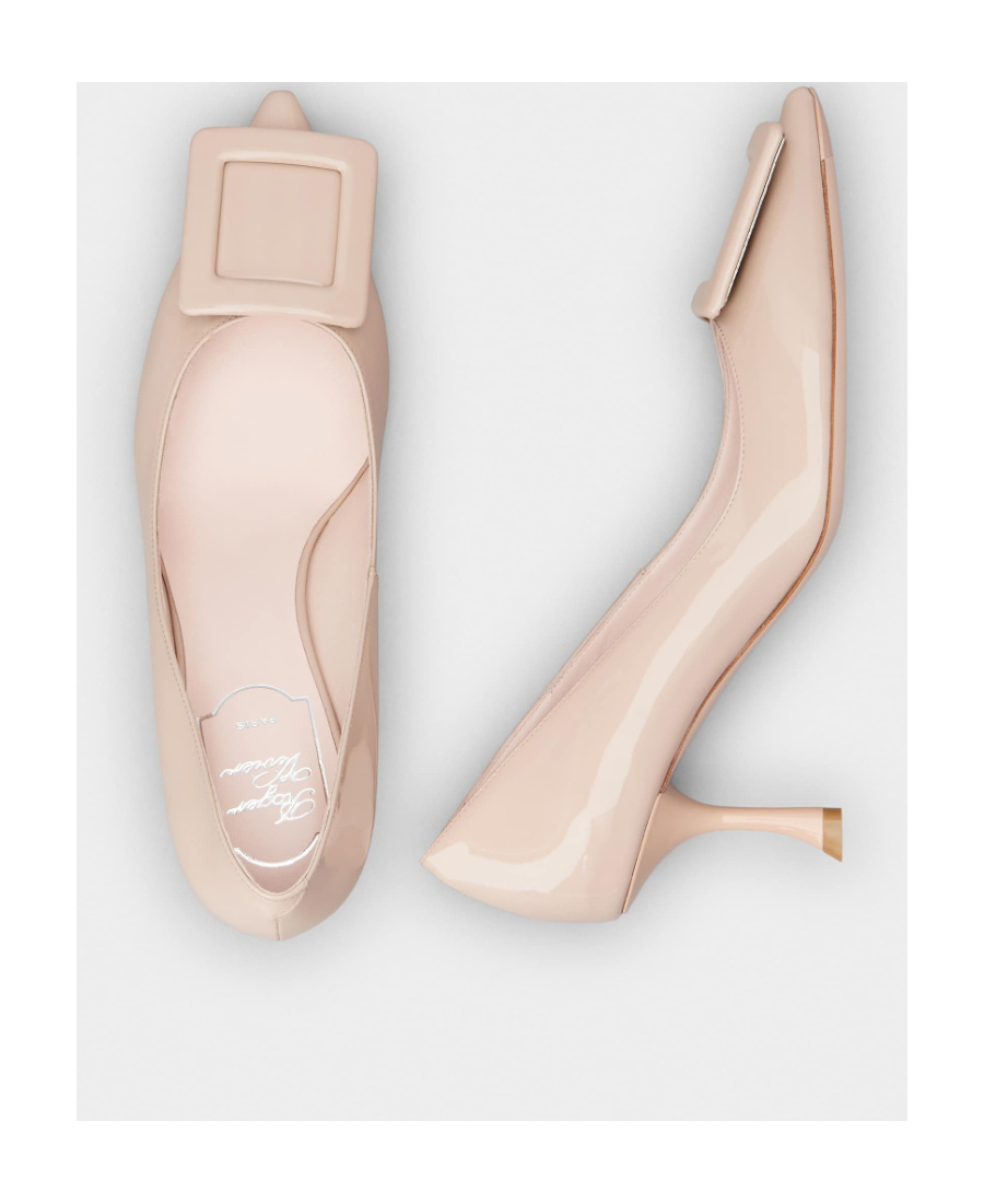 Roger Vivier Viv In The City Pumps In Nude