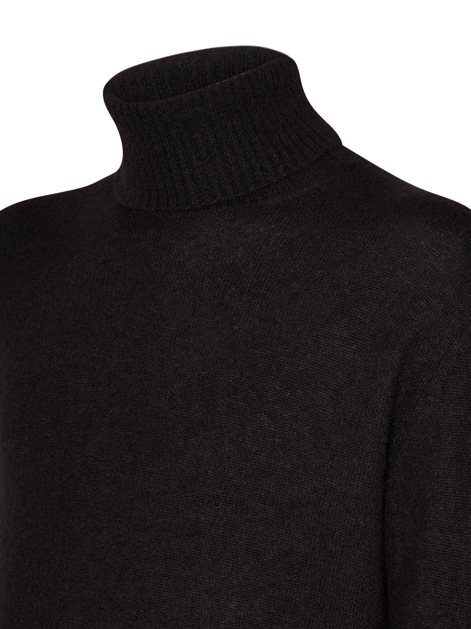 Tom Ford Wool-silk-cashmere Rollneck Sweater In Black
