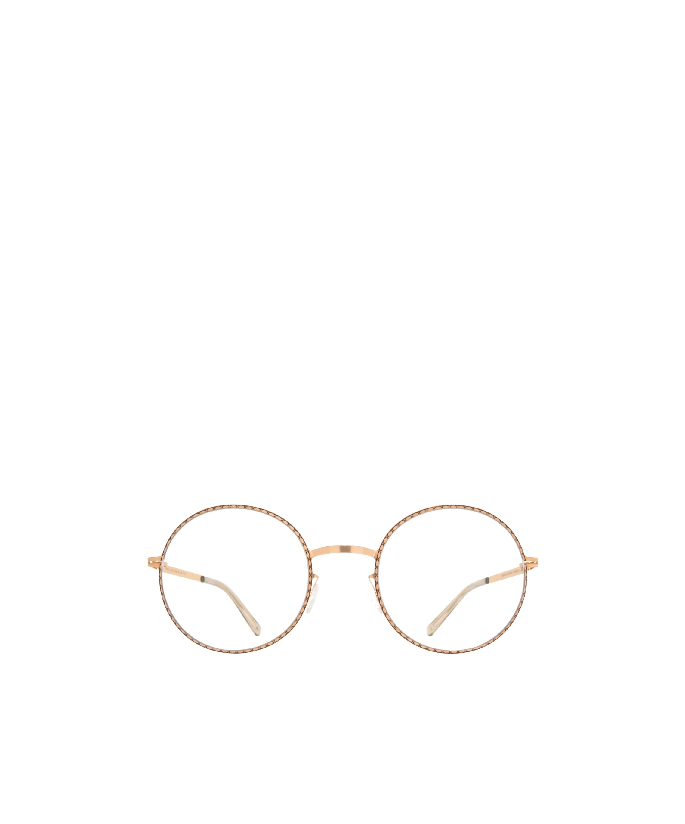 Mykita Logo Flat Mirror In Nude