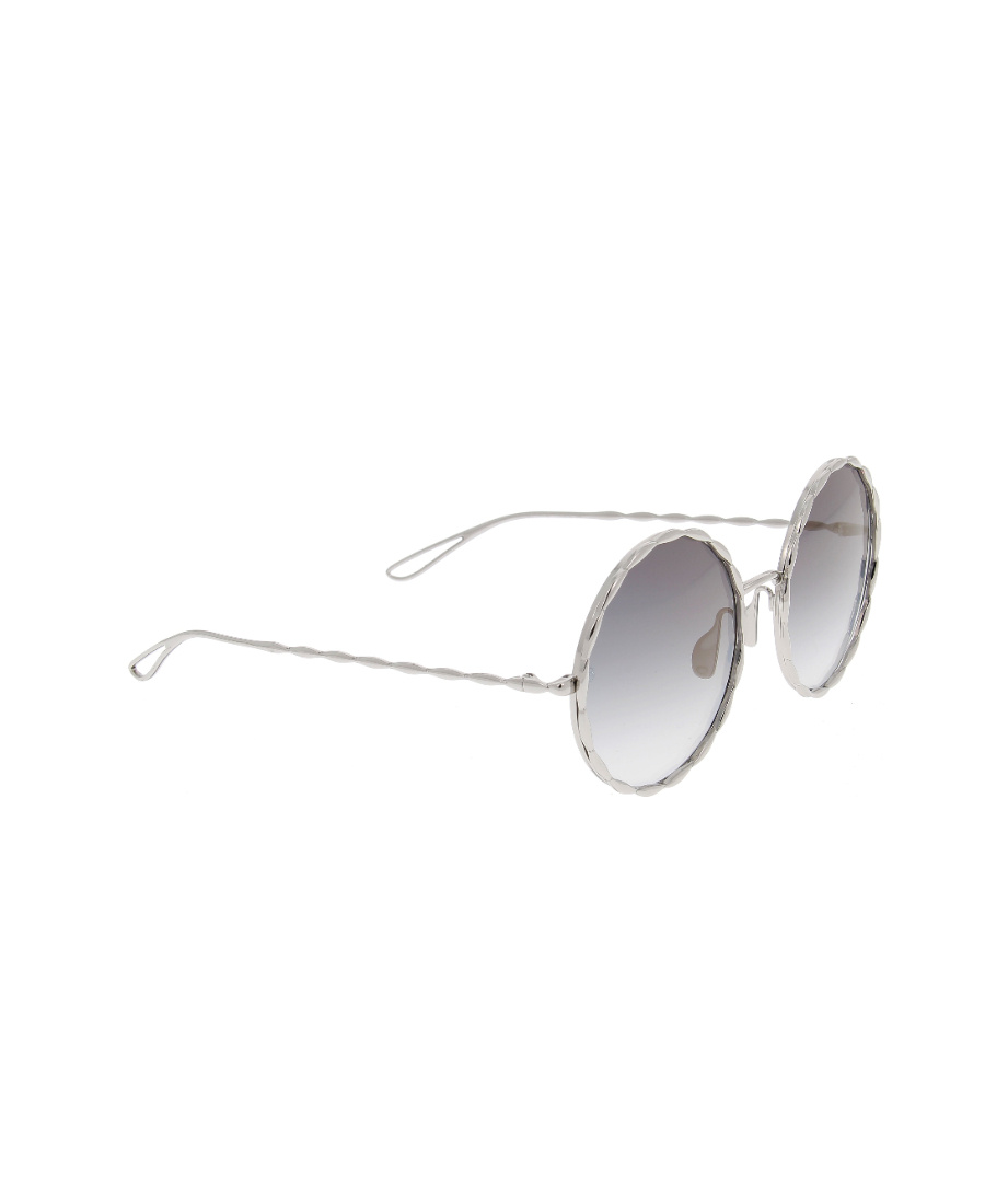 Elie Saab Logo Sunglasses In Gray