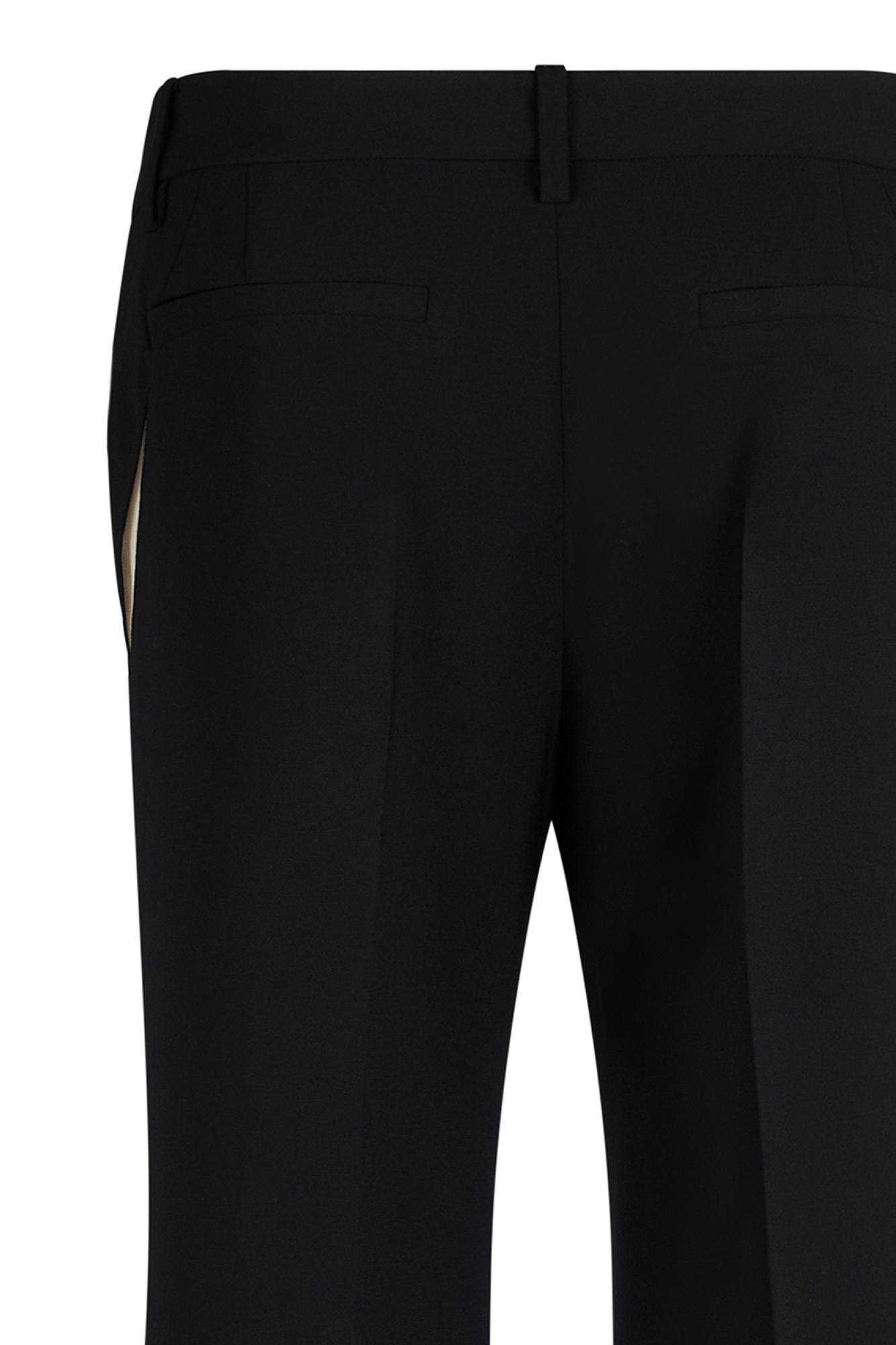 Dsquared2 Cut-out Detailed Flared Trousers In Black