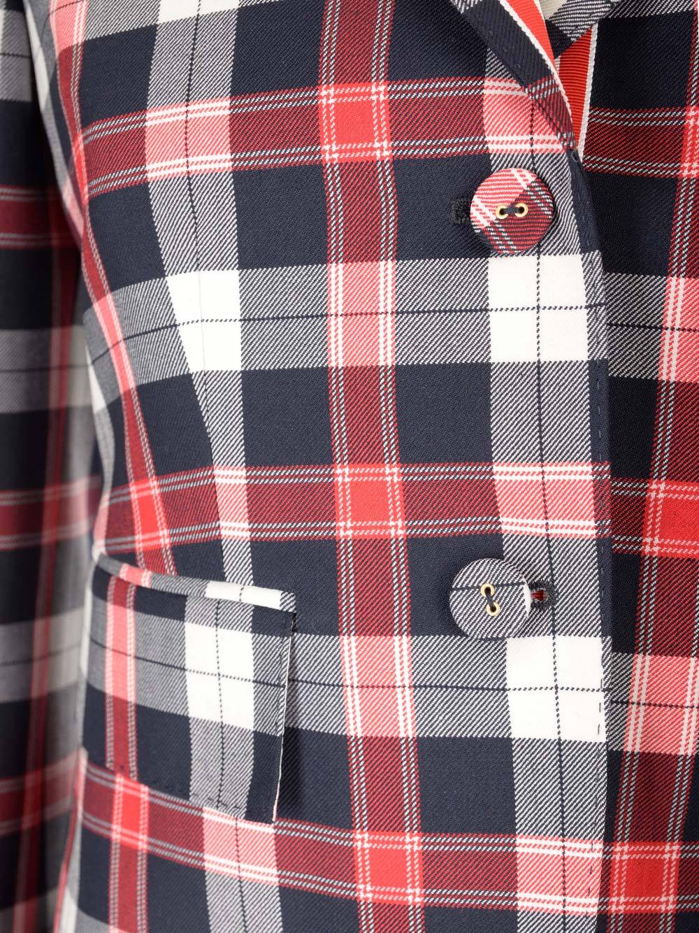 Thom Browne Sport Coat Jackets White In Multicolor