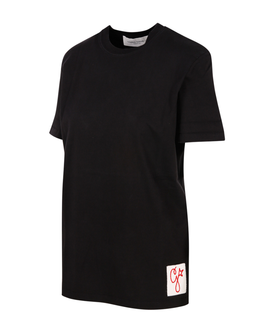 Golden Goose Doris Crew Neck T-shirt In Black