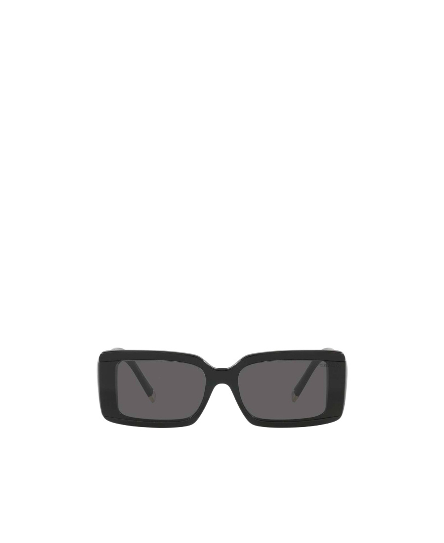 Tiffany & Co Tf4197 Rectangle-frame Acetate Sunglasses In Black