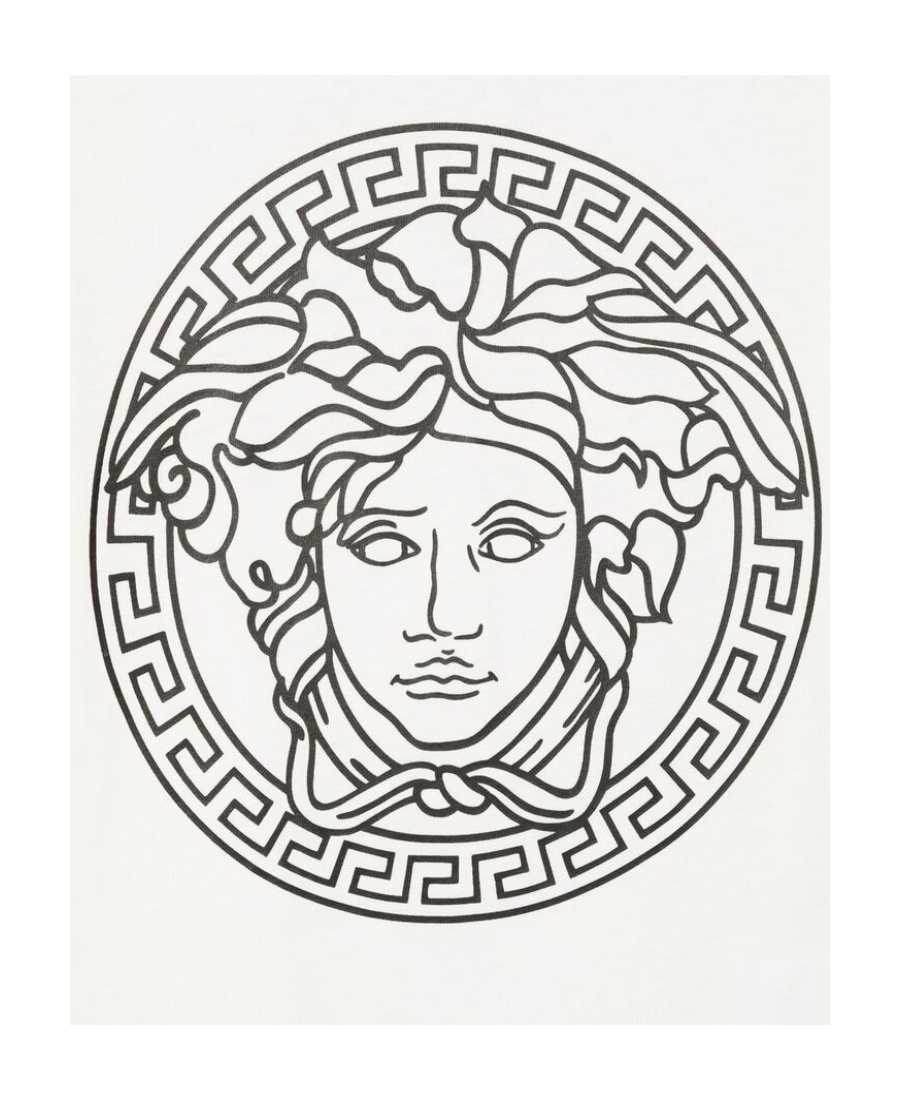 Versace White Cotton Medusa T-shirt In White