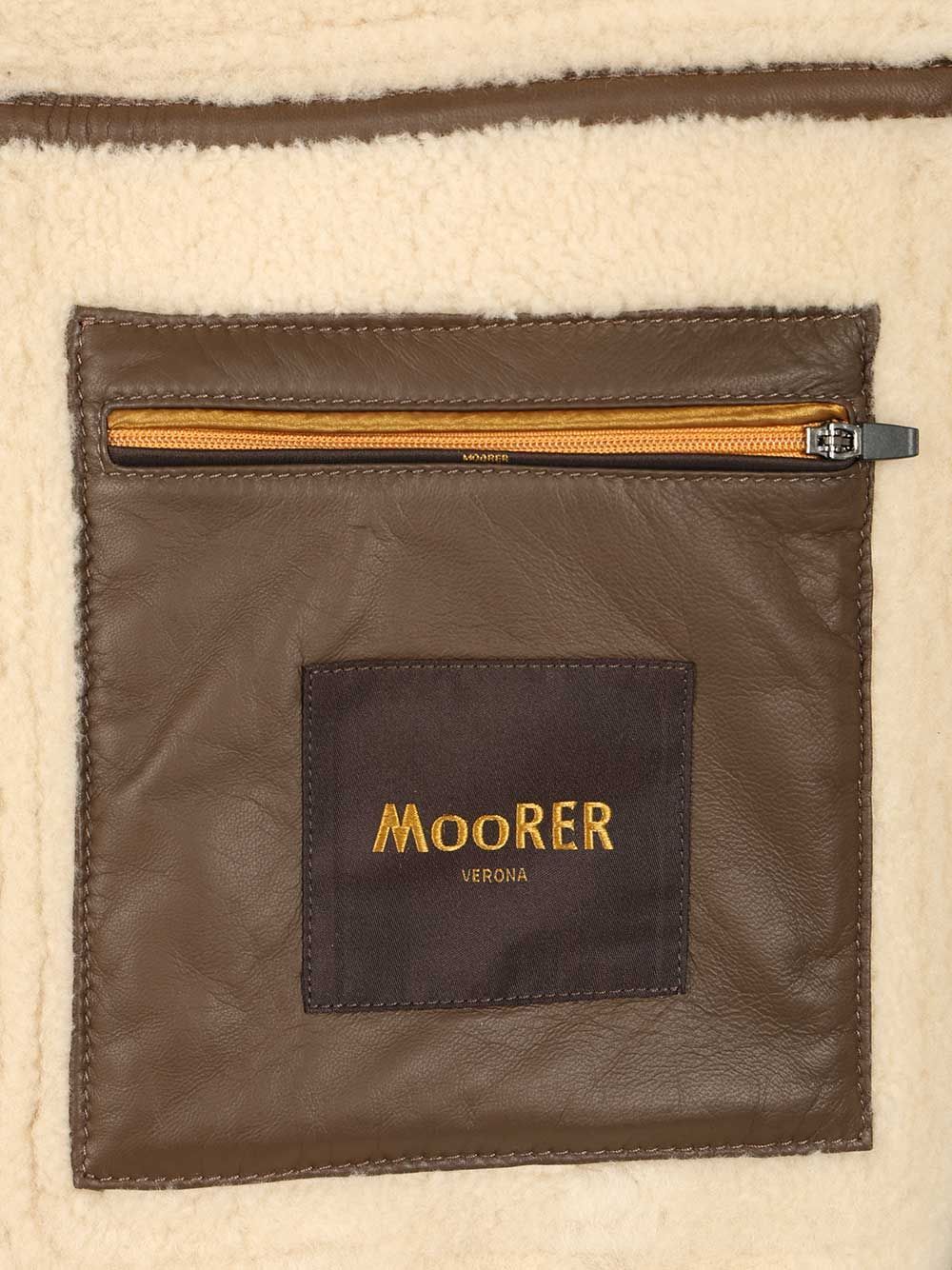 Moorer Fiano-me7 Montone Giubbo Coats Brown In Brown