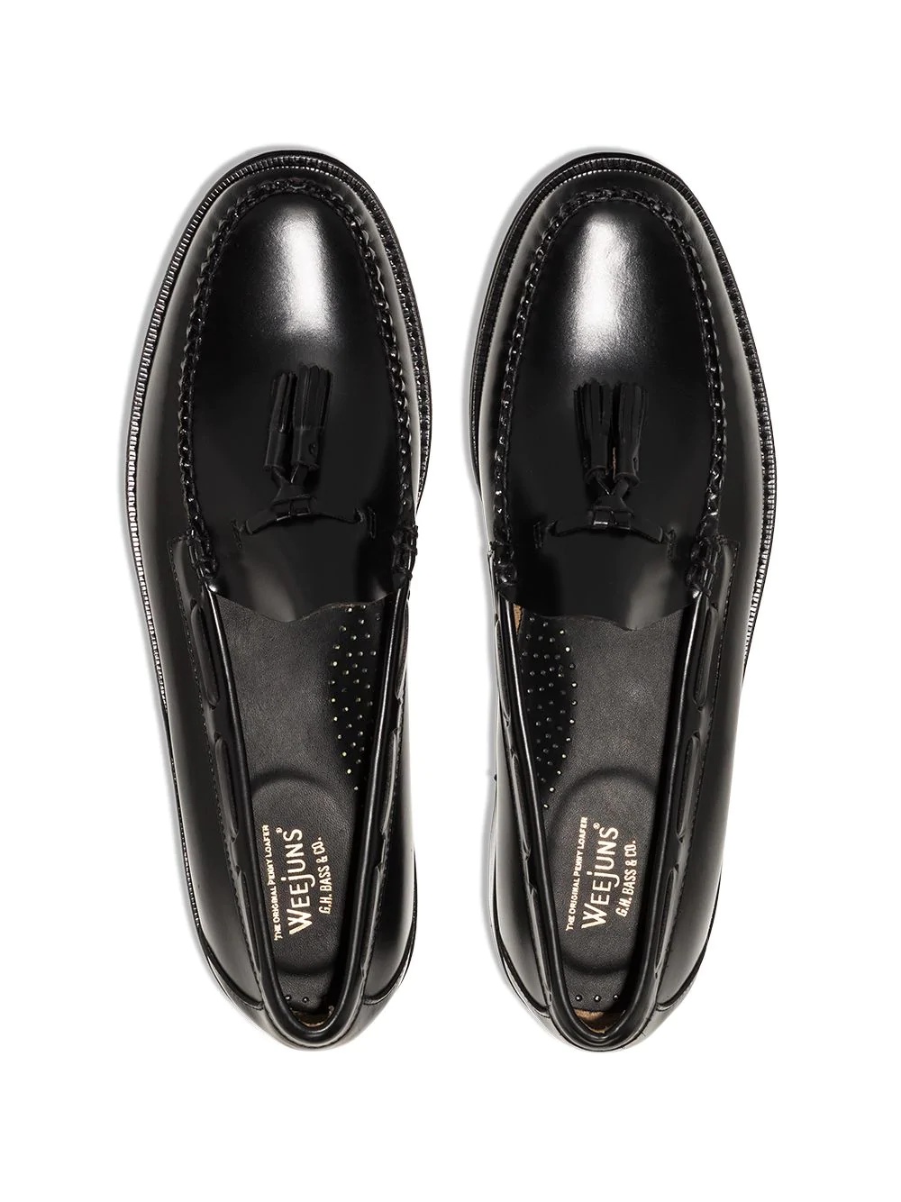 G.h. Bass & Co. Weejuns Larkin Tassel Loafers In Black