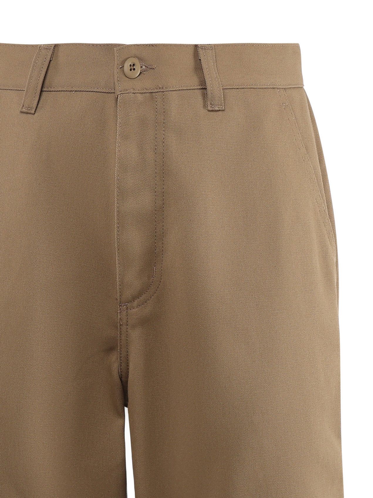 Carhartt Hamilton Organic Cotton Trousers With Knee Patch In Biscuit