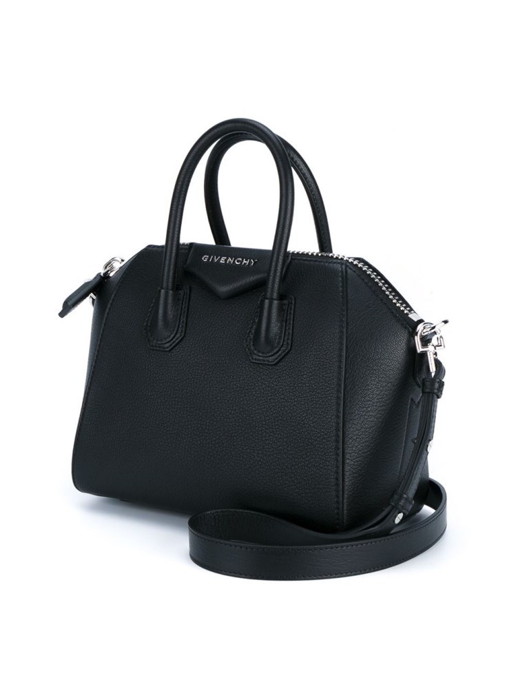 Givenchy Womens Black Antigona Mini Leather Tote Bag In Black