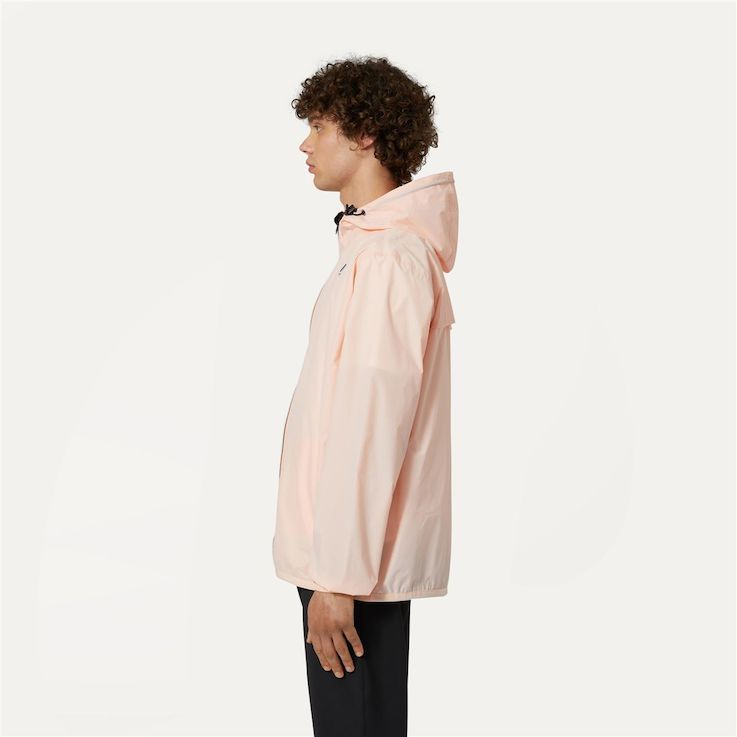 K-way Long-sleeved Hooded Coat In Nude