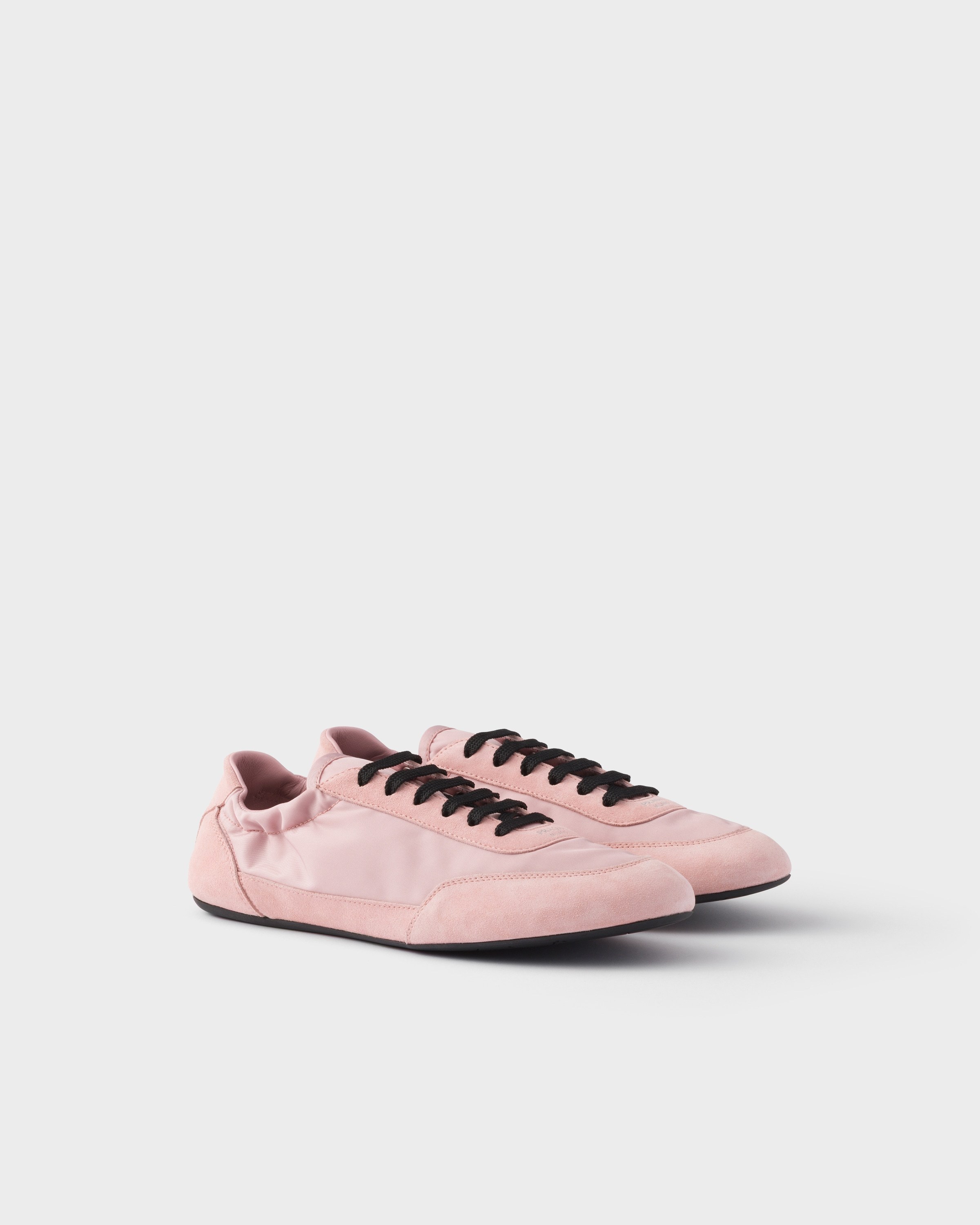 Prada Logoed Sneakers In Pink
