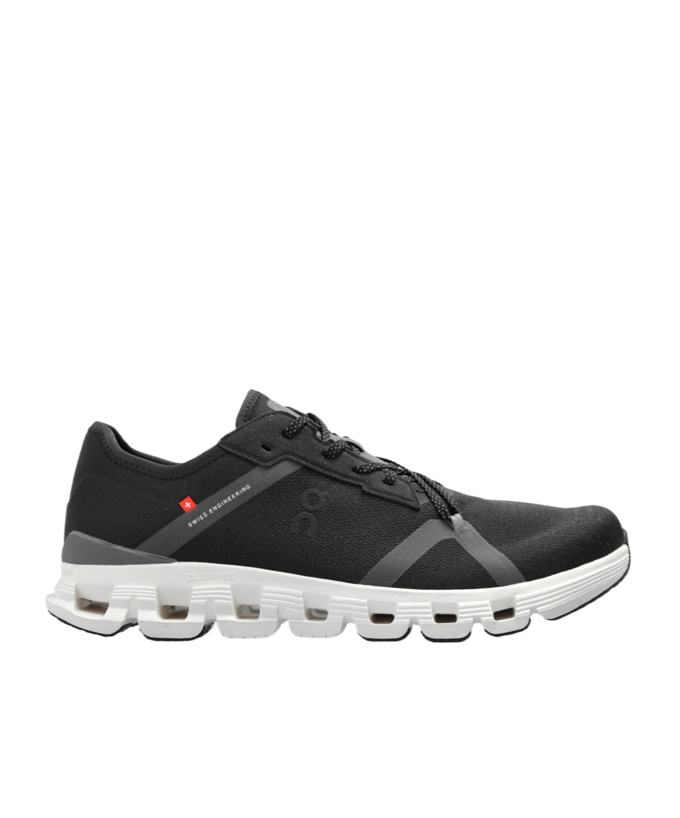 On Running Laced Sneakers In Black