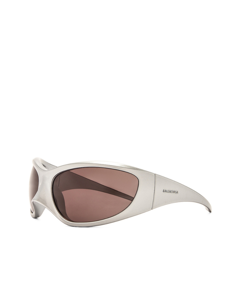 Balenciaga Skin Xxl Cat-eye Sunglasses In Gray