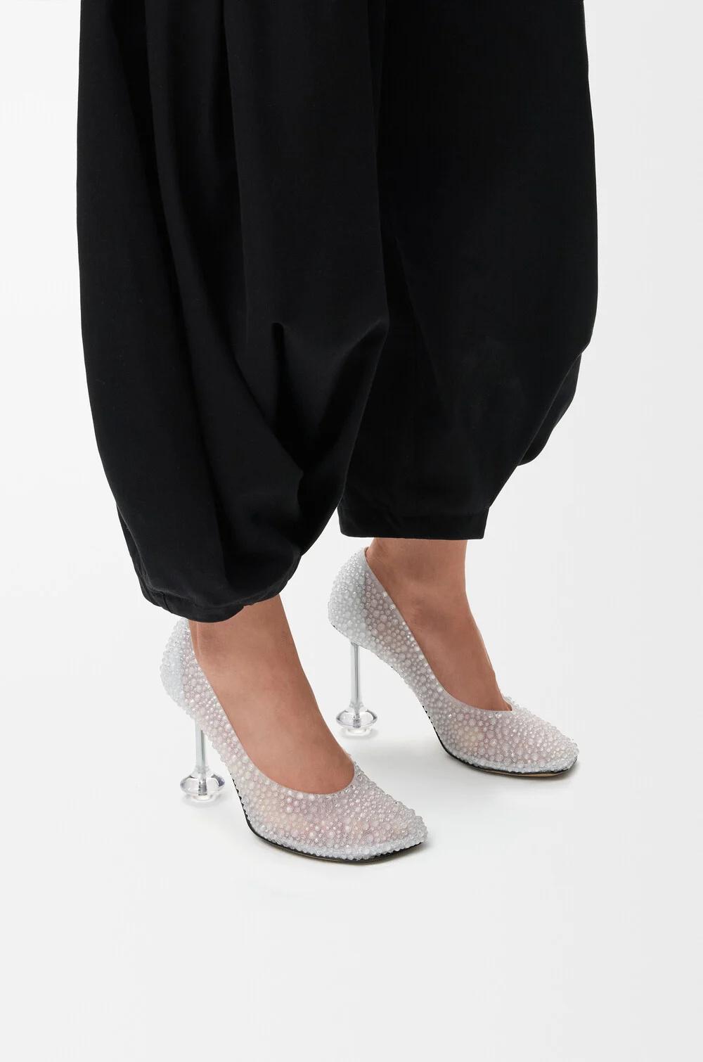 Loewe Square-toed High Heels In Transparent