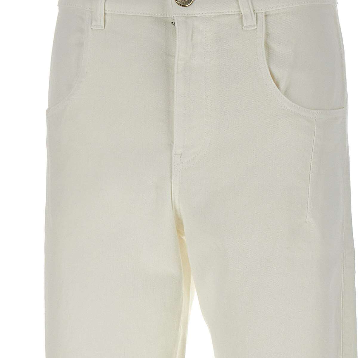 Eleventy Straight Leg Jeans In White