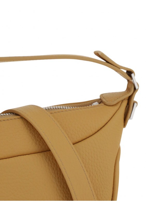 By Far Leather Shoulder Bag In Brown