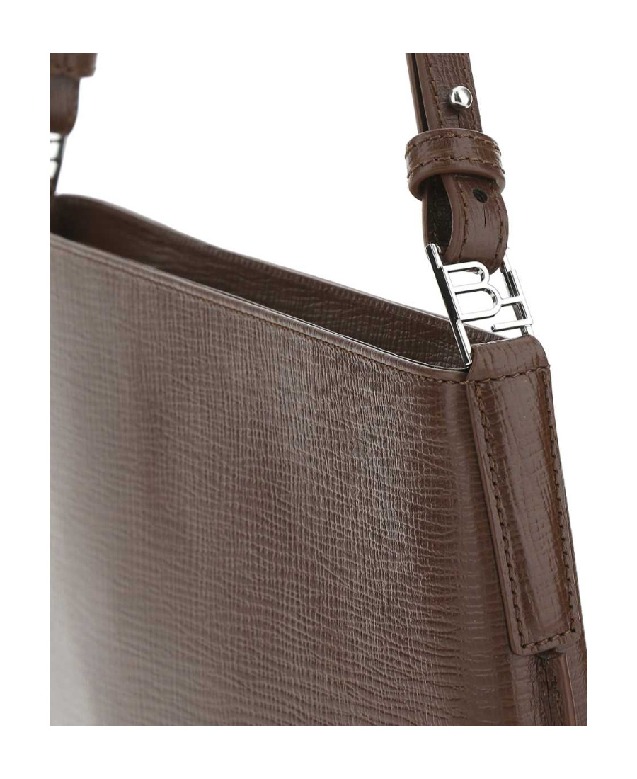 By Far Logo Shoulder Bag In Brown