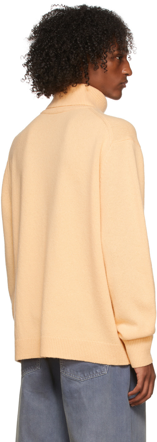 Shop Acne Studios High-necked Sweater In Nude