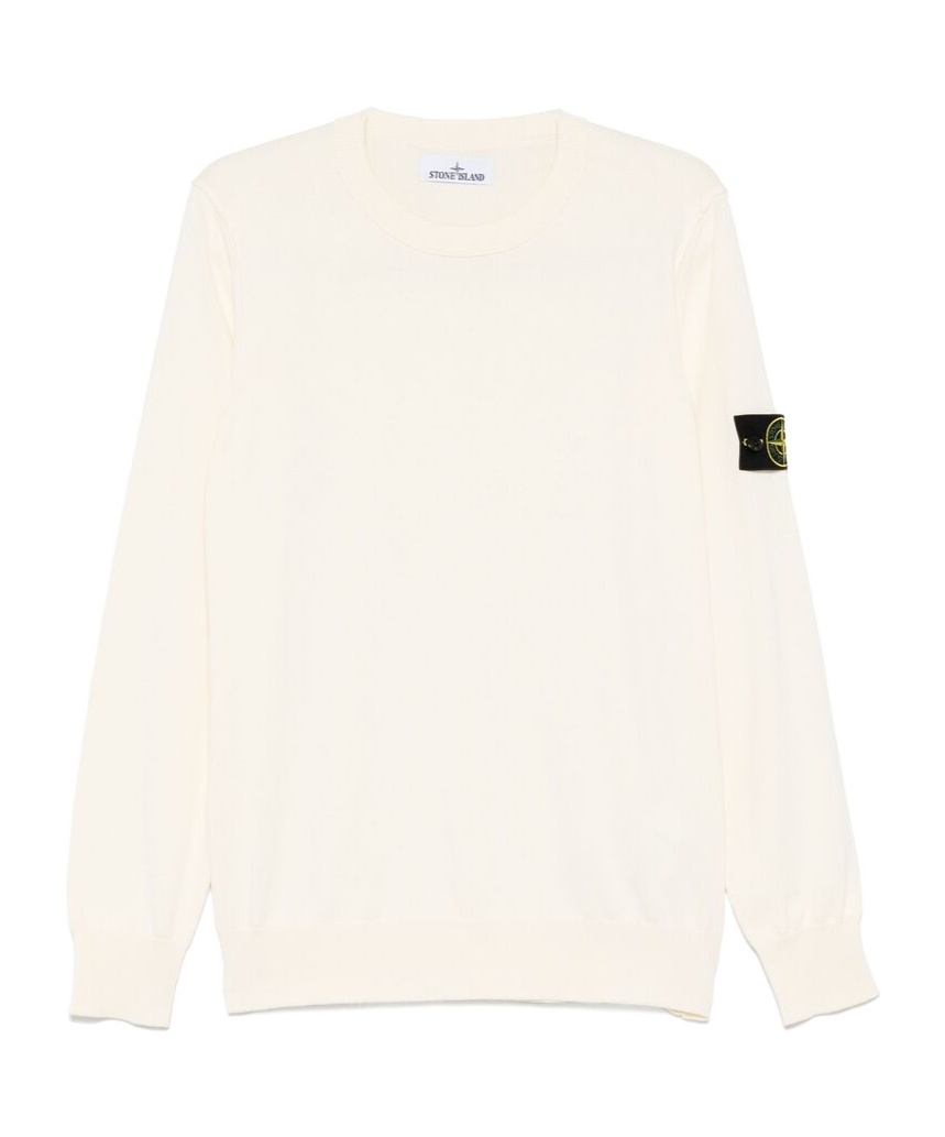 Stone Island Pullover Mit Kompass-patch In Nude