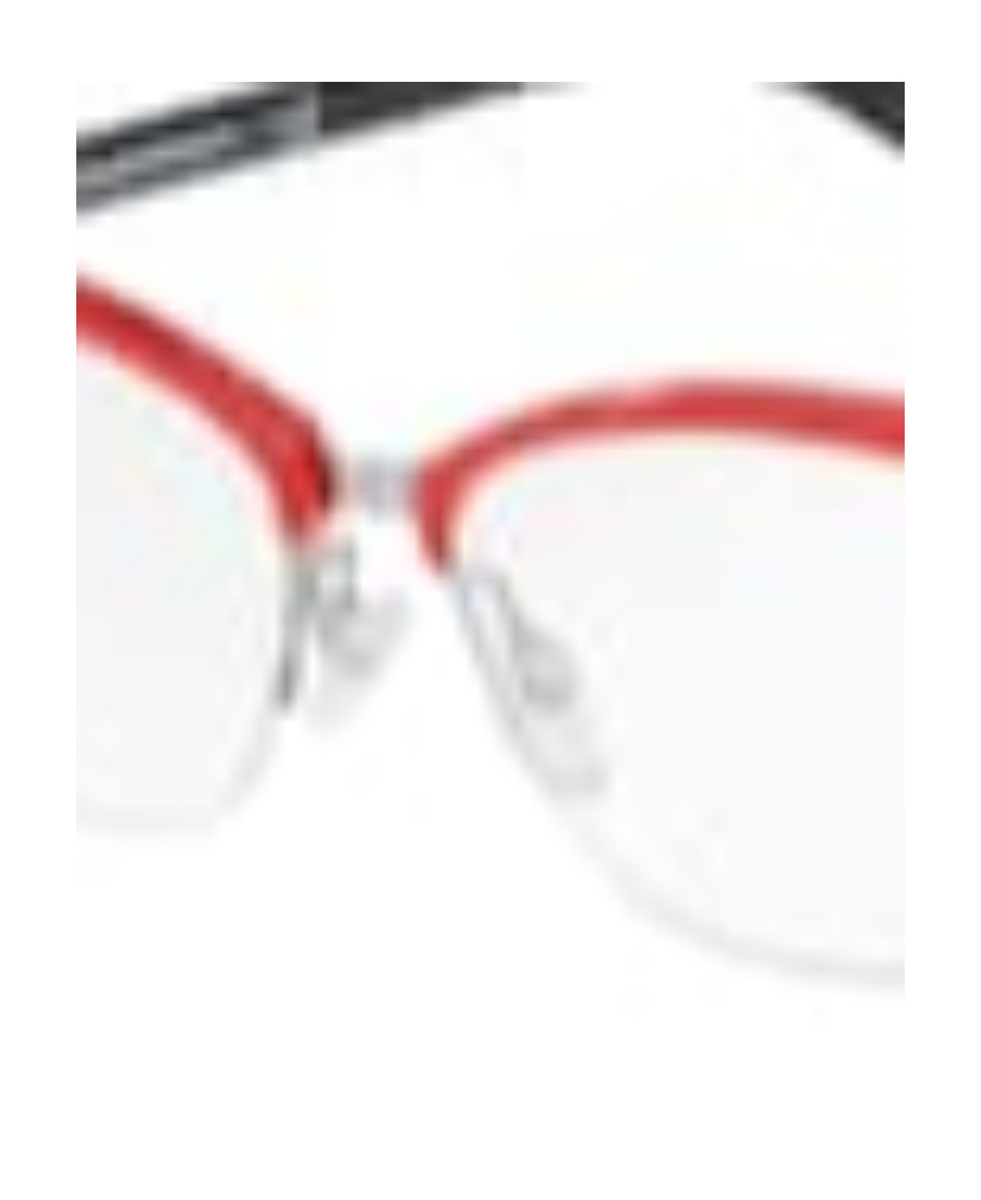 Emporio Armani Stitching Logo Flat Mirror In White